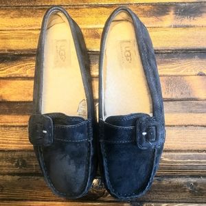 COPY - UGG • Black Sheepskin Moccasins